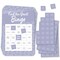 Big Dot of Happiness Purple Elegantly Simple - Find the Guest Bingo Cards and Markers - Wedding & Bridal Shower Bingo Game Set of 18